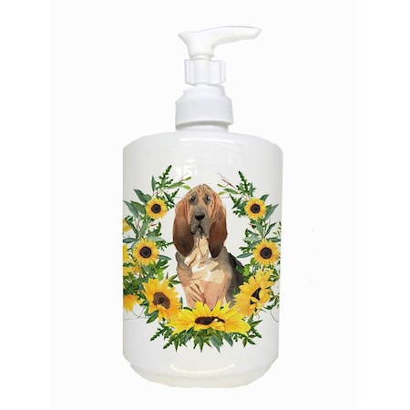 Carolines Treasures Bloodhound Ceramic Soap Dispenser CK2985SOAP